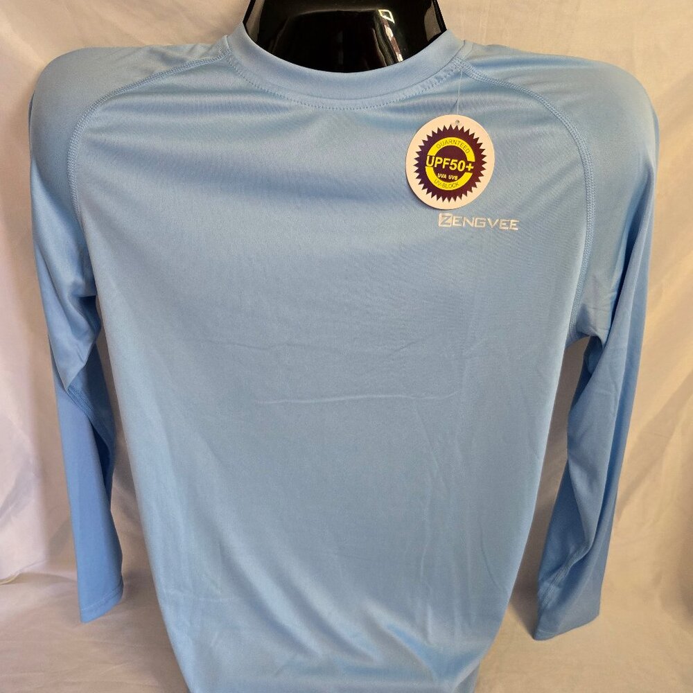 Zengvee Light Blue Long Sleeve (S) NWT